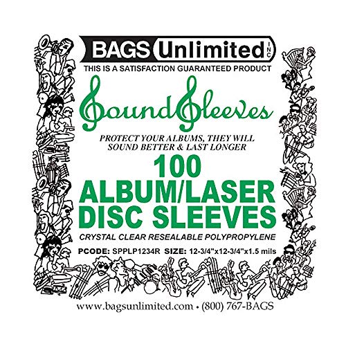 Bags Unlimited Bags Unlimited Spplp1234R 12"Loose Fit Resealable Poly Sleeves-100Ct