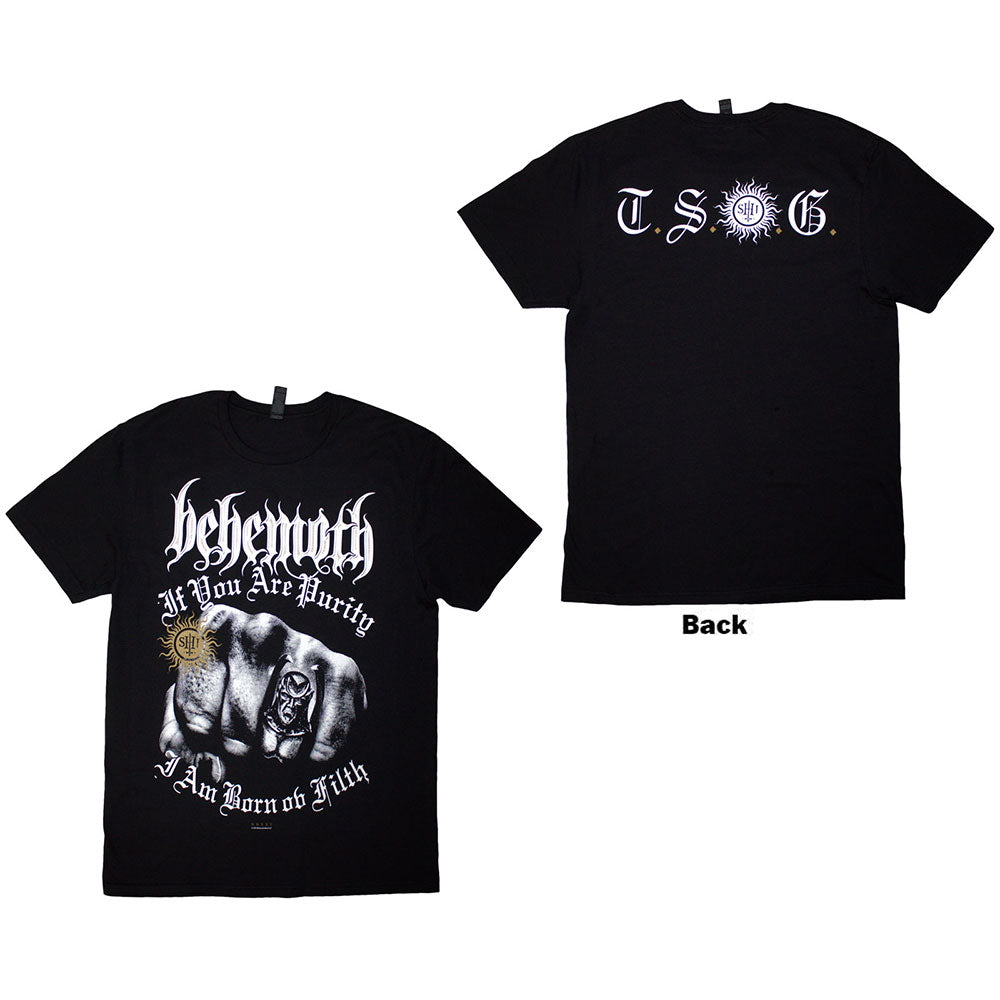 Behemoth The Shit Ov God Purity Fist Black