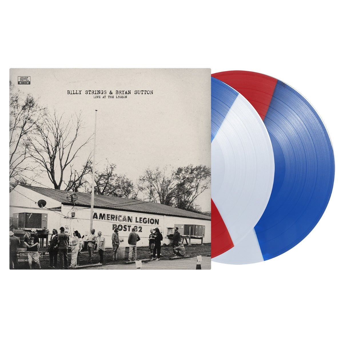 Billy Strings & Bryan Sutton Live at the Legion Indie Exclusive, tri-color (red, white, blue)
