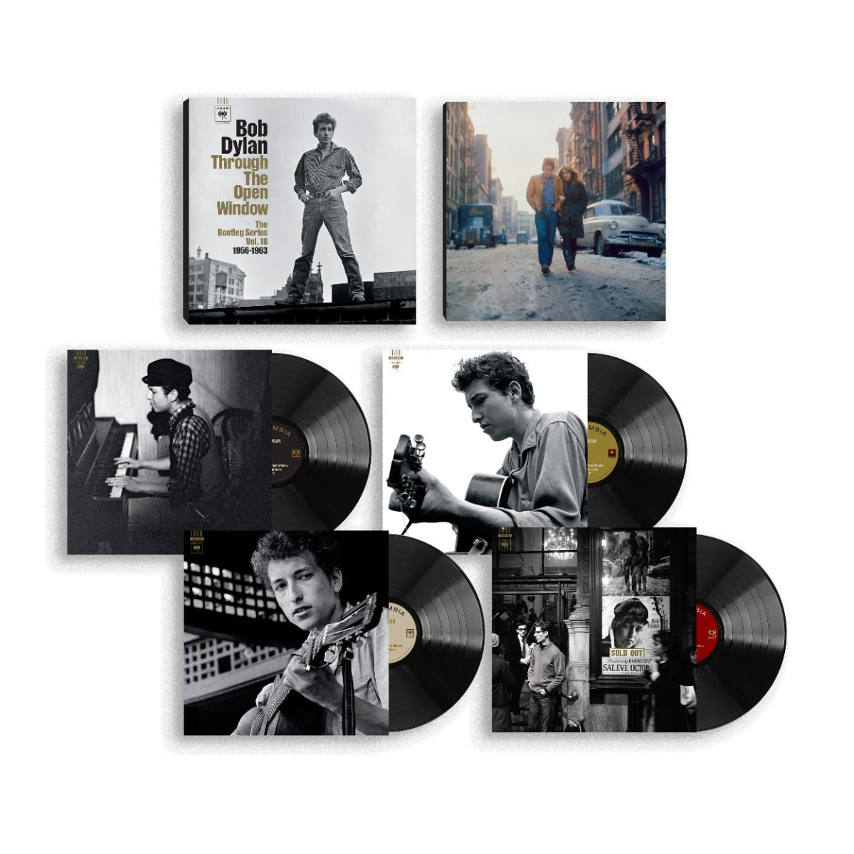 Bob Dylan The Bootleg Series Vol. 18: Through The Open Window 1956-1963 Highlights [4LP Box Set]