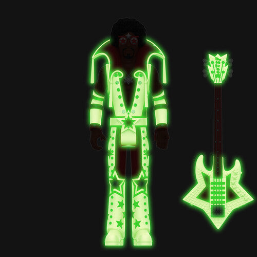 Bootsy Collins Super7 - Bootsy Collins - ReAction Figures Wv3 - Bootsy Collins (Glow) (Collectible, Action Figure)