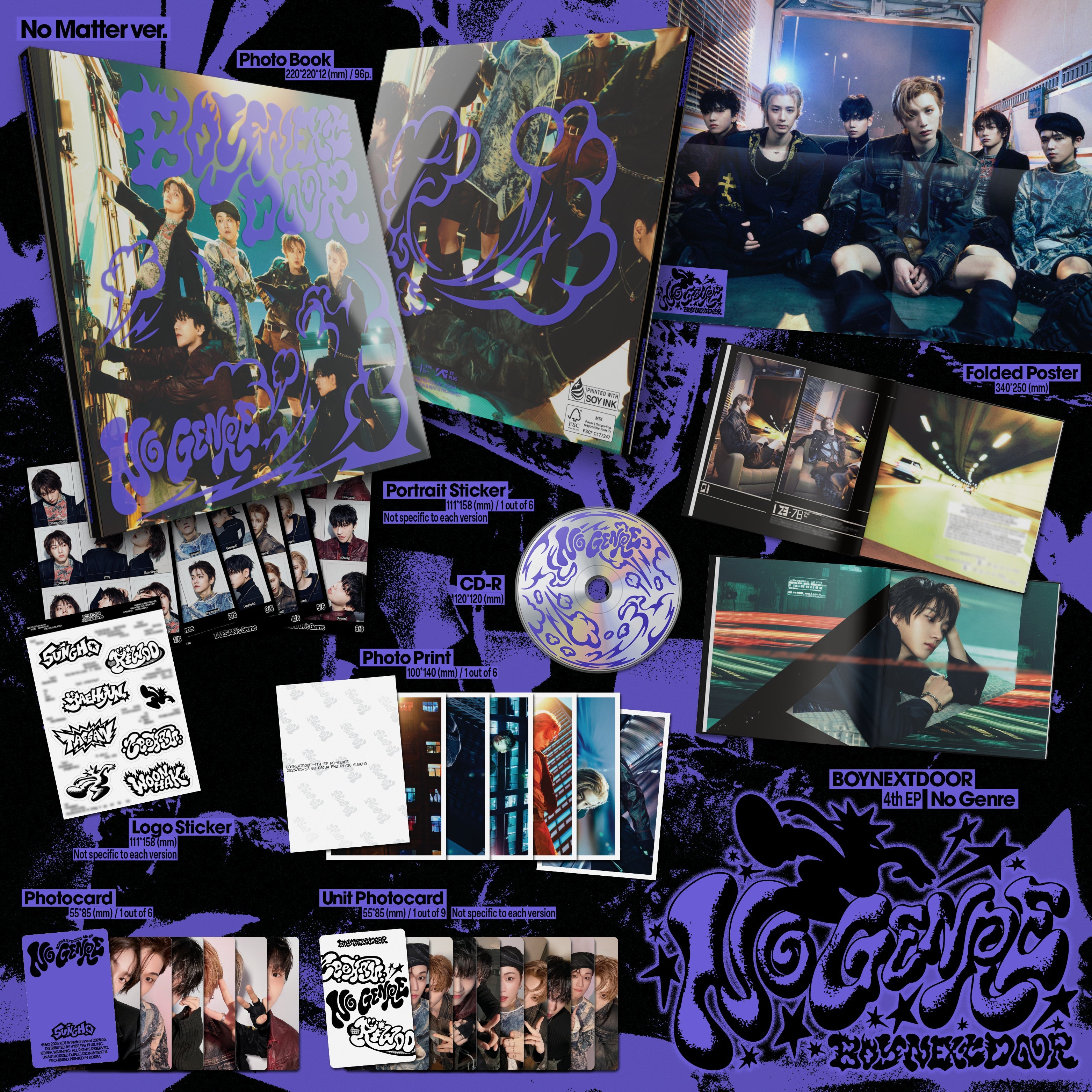 BOYNEXTDOOR Boynextdoor 4Th Ep [No Genre] [No Matter Ver.]