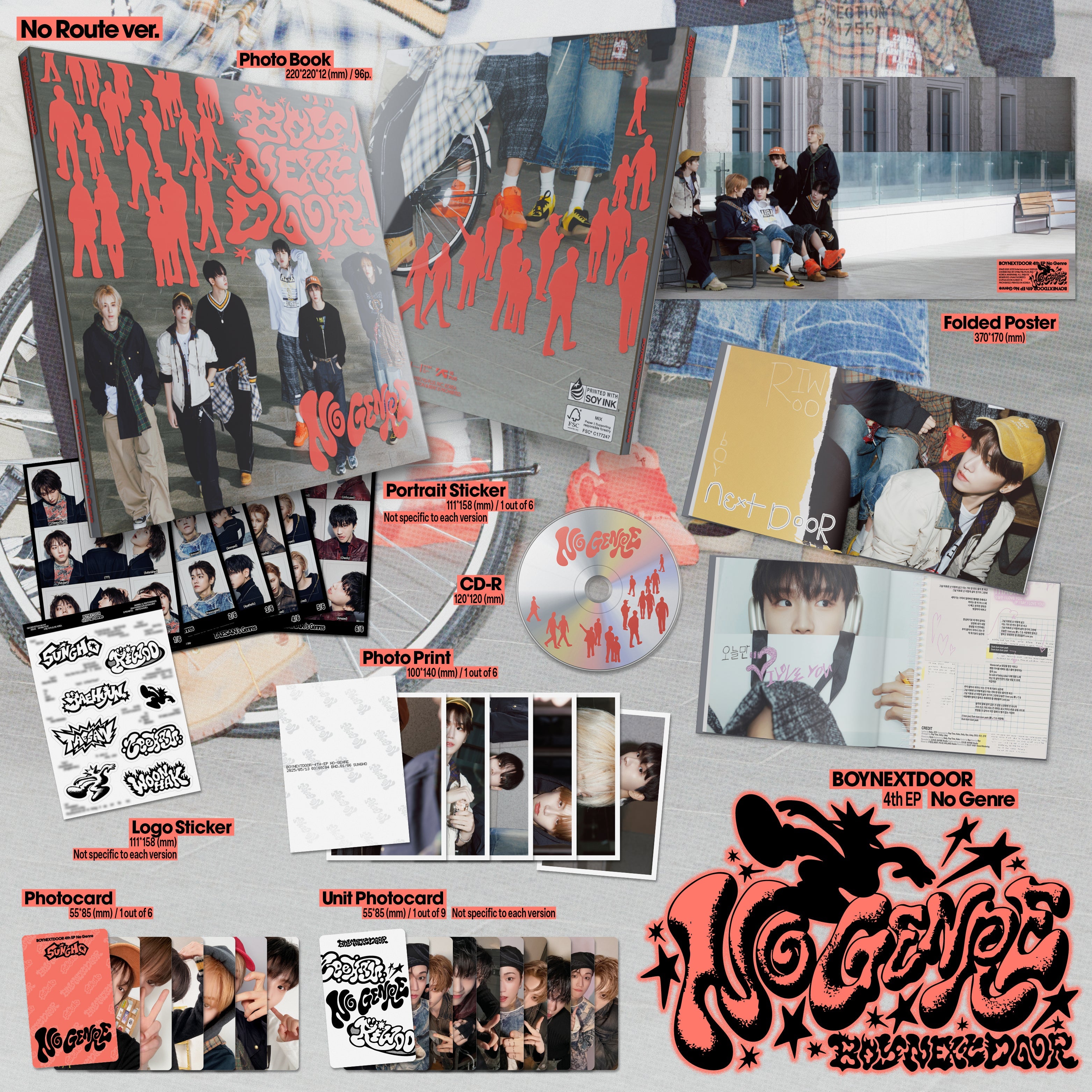 BOYNEXTDOOR Boynextdoor 4Th Ep [No Genre] [No Route Ver.]