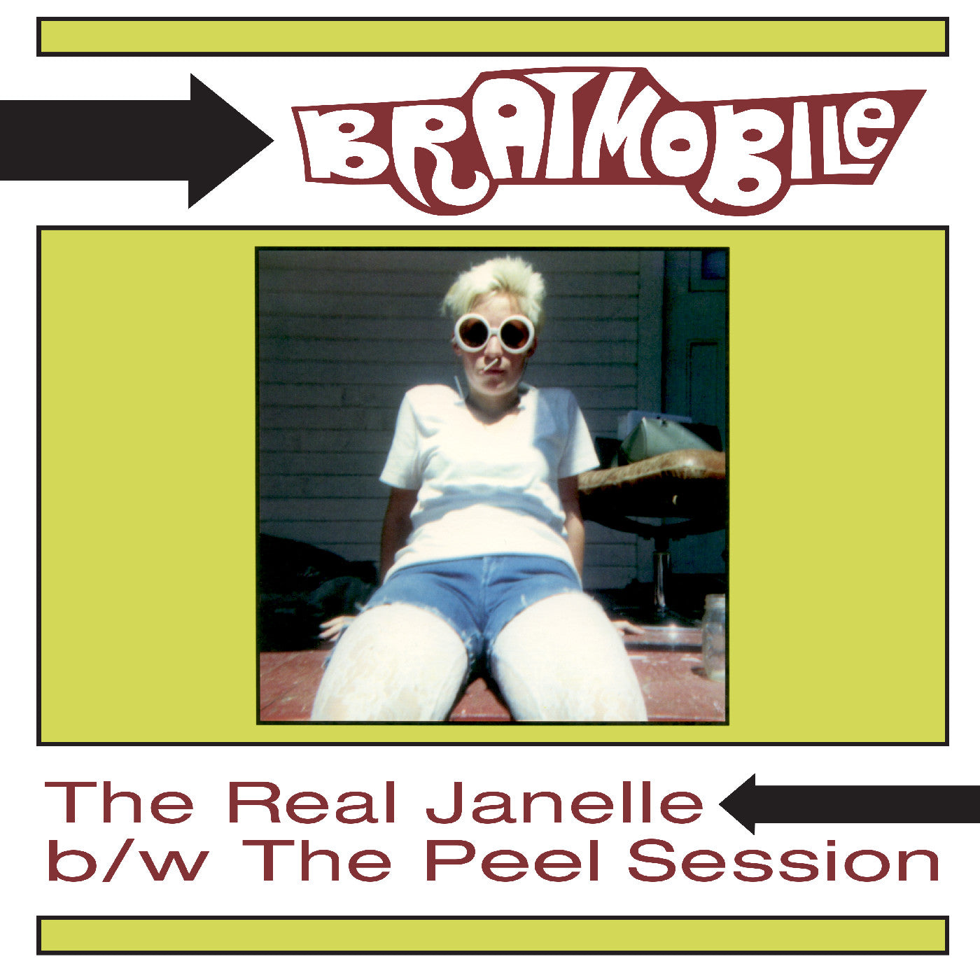 Bratmobile The Real Janelle & The Peel Session (Maroon Vinyl)