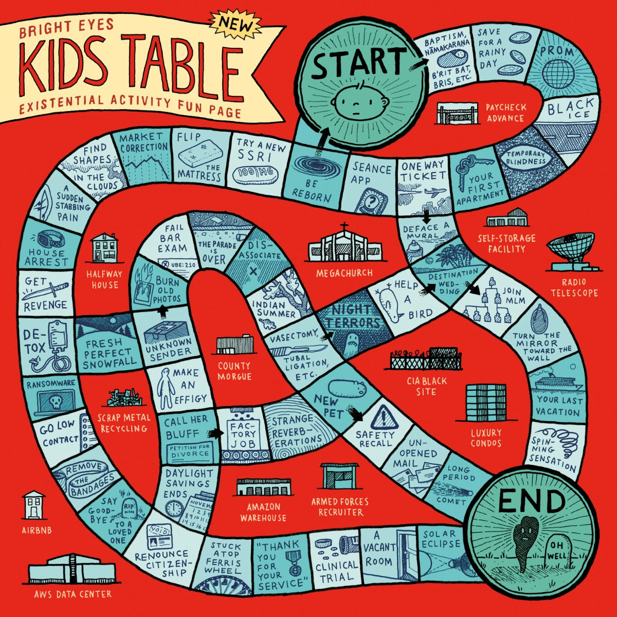 Bright Eyes' Kids Table Ep [Black Vinyl]