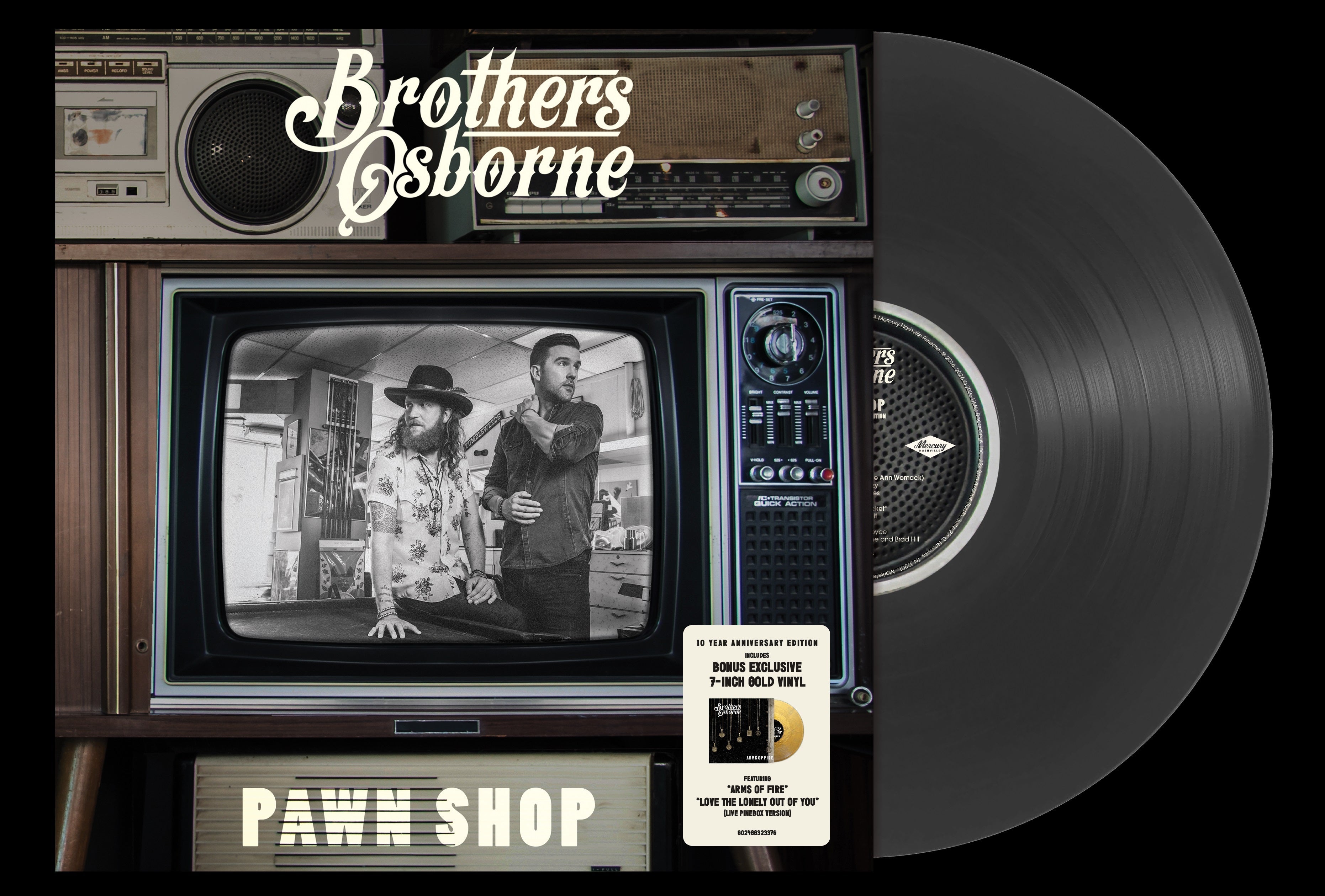 Brothers Osborne Pawn Shop (10 Year Anniversary) [LP/Gold 7" Single]