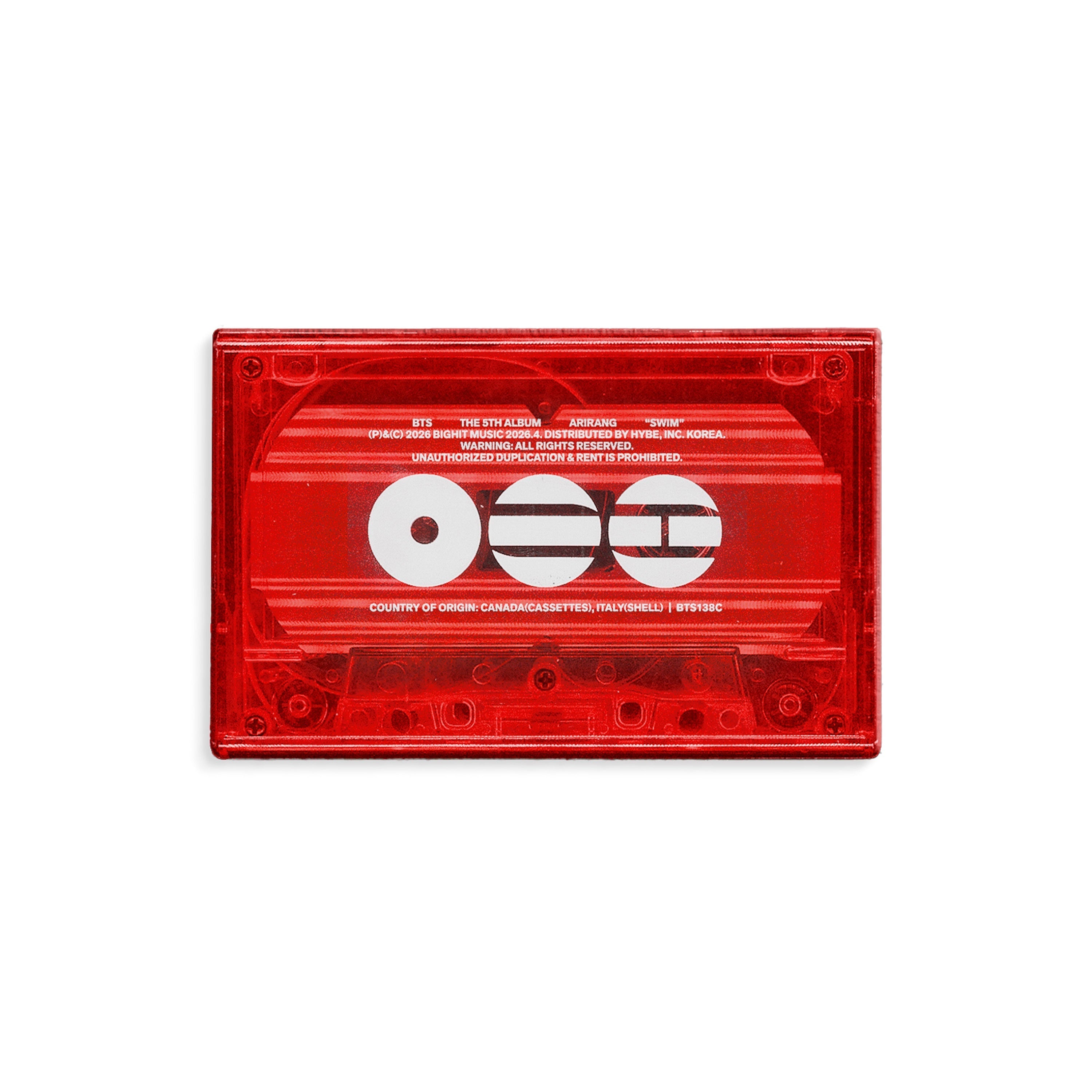 BTS Bts Swim [Cassette]