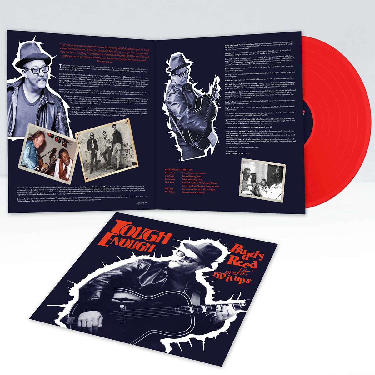 Buddy Reed & Th' Rip It Ups Tough Enough (Indie Exclusive) (Translucent Red Vinyl)