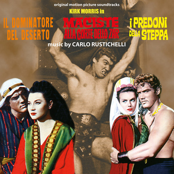 CARLO RUSTICHELLI Il Dominatore Del Deserto / Maciste Alla Corte Dello Zar / I Predoni Della Steppa