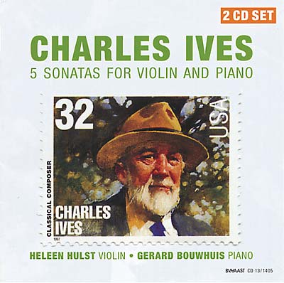 CHARLES IVES 5 Sonatas for Violin and Piano