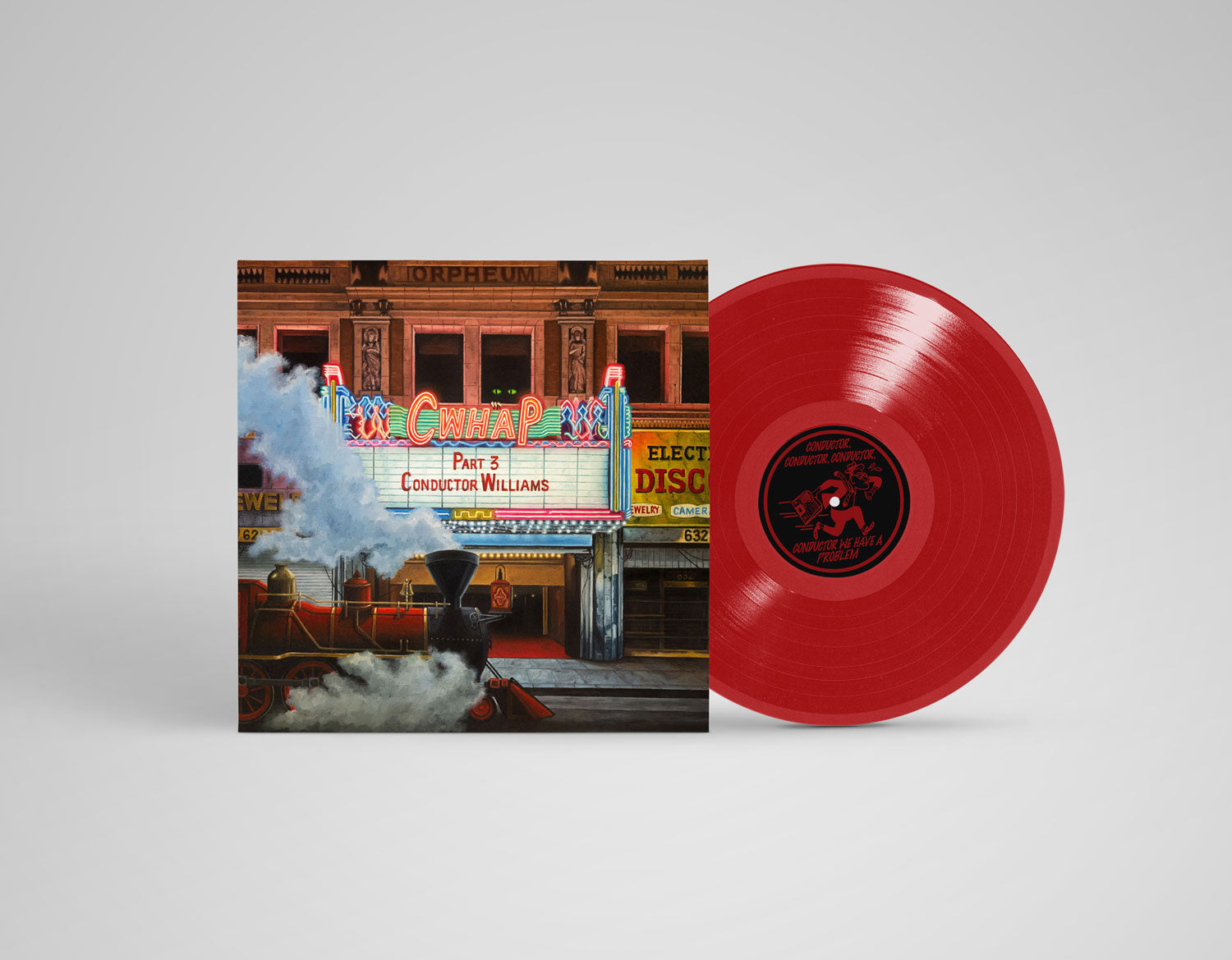 Conductor Williams Conductor We Have a Problem, Pt. 3 (Autographed Translucent Red Vinyl w/OBI)