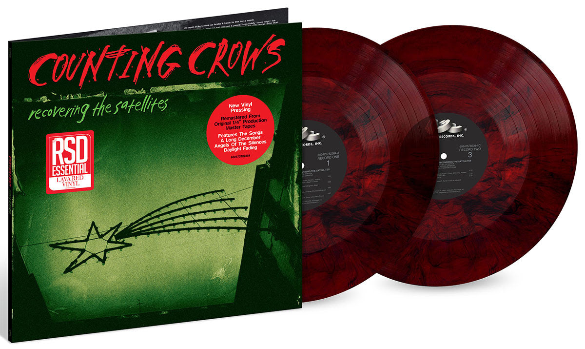 Counting Crows Recovering The Satellites (Indie Exclusive) [Lava Red Vinyl] [2LP]