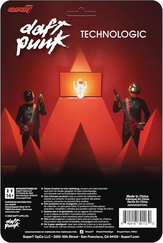 Daft Punk Super7 Daft Punk Reaction Figures Wave 01 - Human After All Action Figure