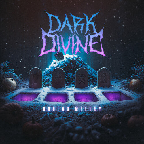 Dark Divine Undead Melody [Electric Blue & Violet Cloudy W/ Black Splatter]