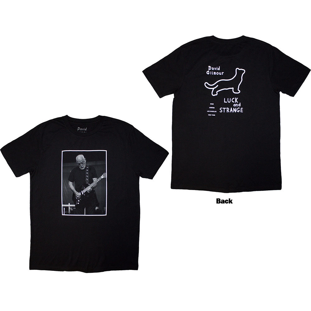 David Gilmour Luck & Strange Black Cat Strat Black