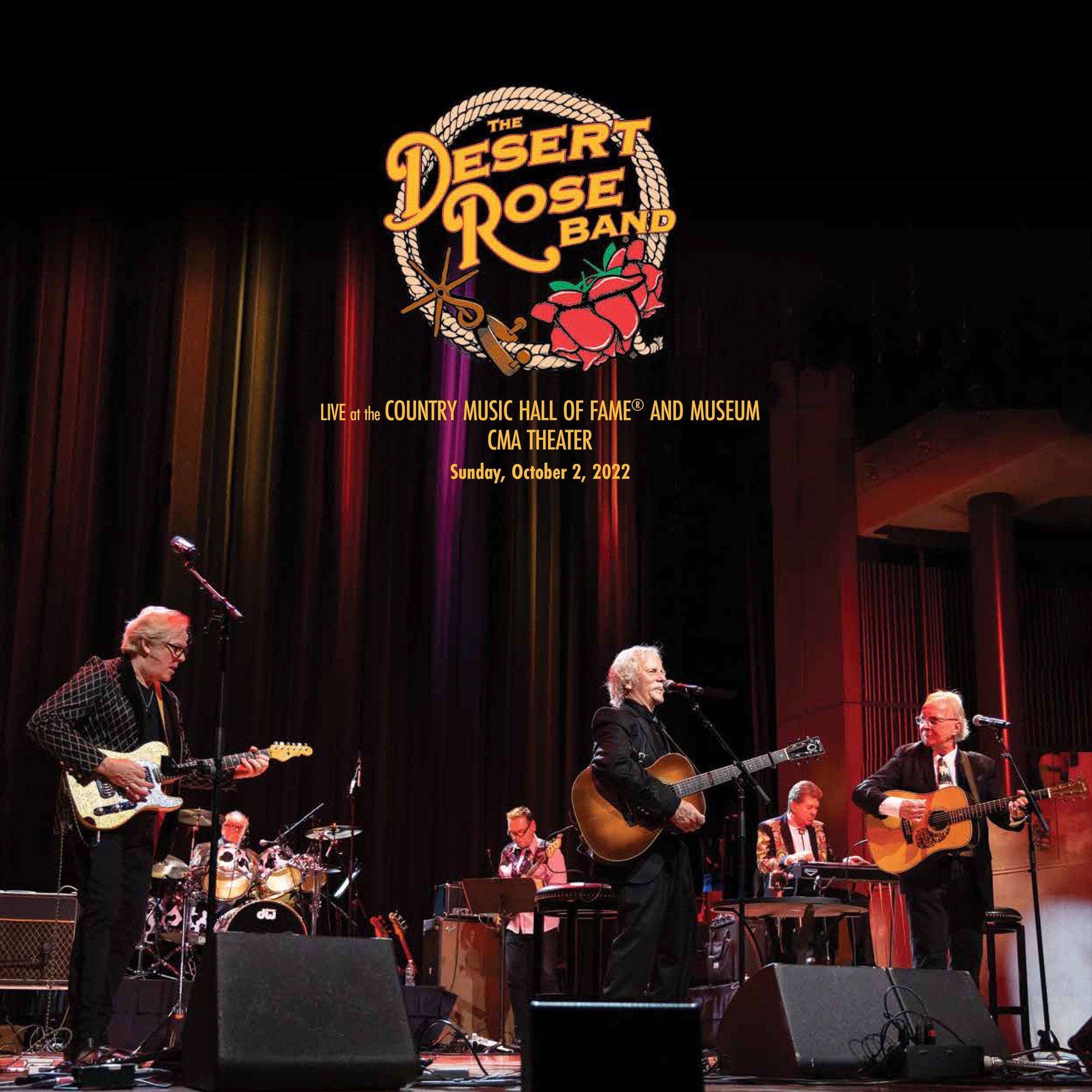 Desert Rose Band Live At The Country Music Hall Of Fame And Museum 10-2-22 (Limited Edition) [Cobalt Blue Vinyl] [2LP]