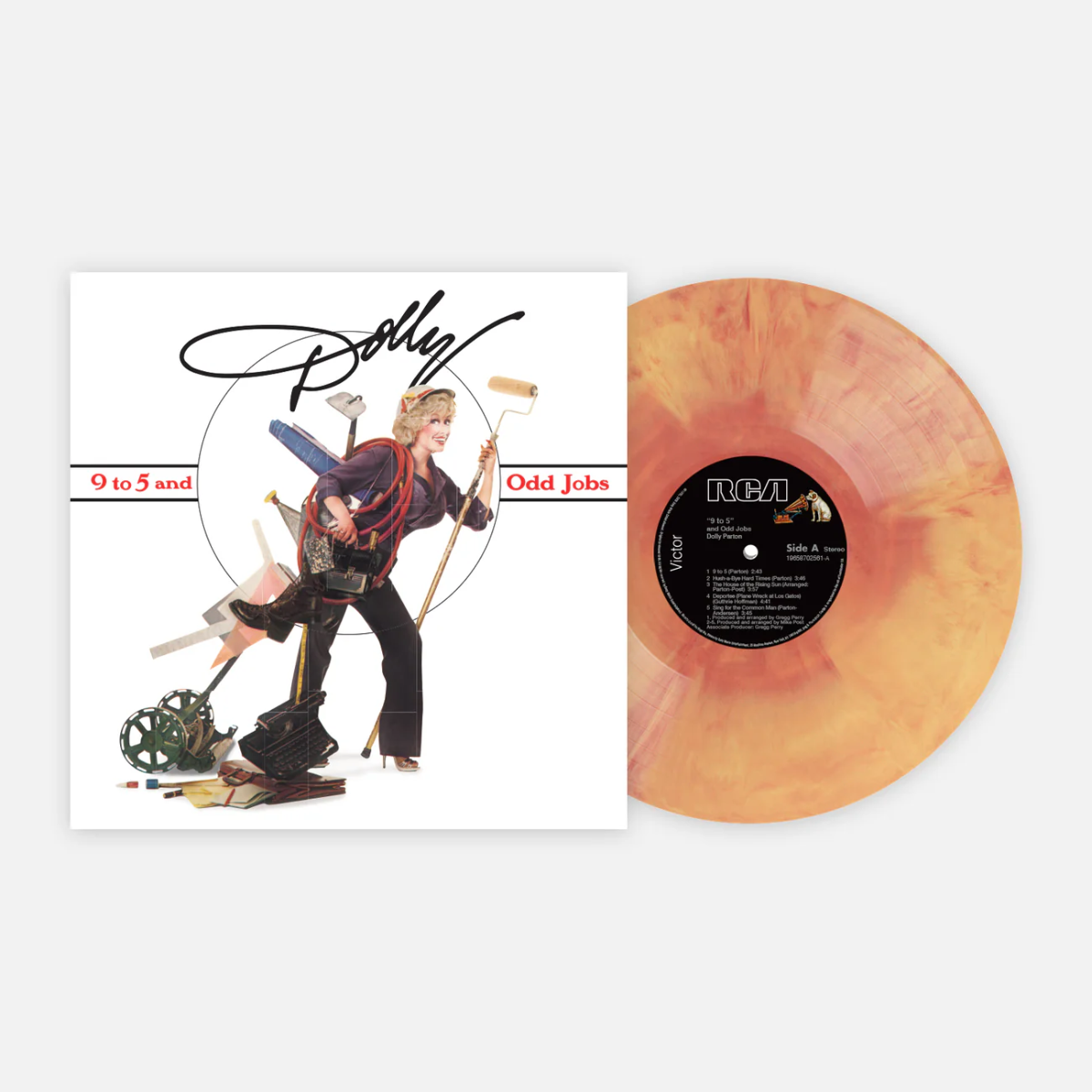 Dolly Parton 9 to 5 and Odd Jobs (Limited Edition, "Rising Sun" Galaxy Colored Vinyl)