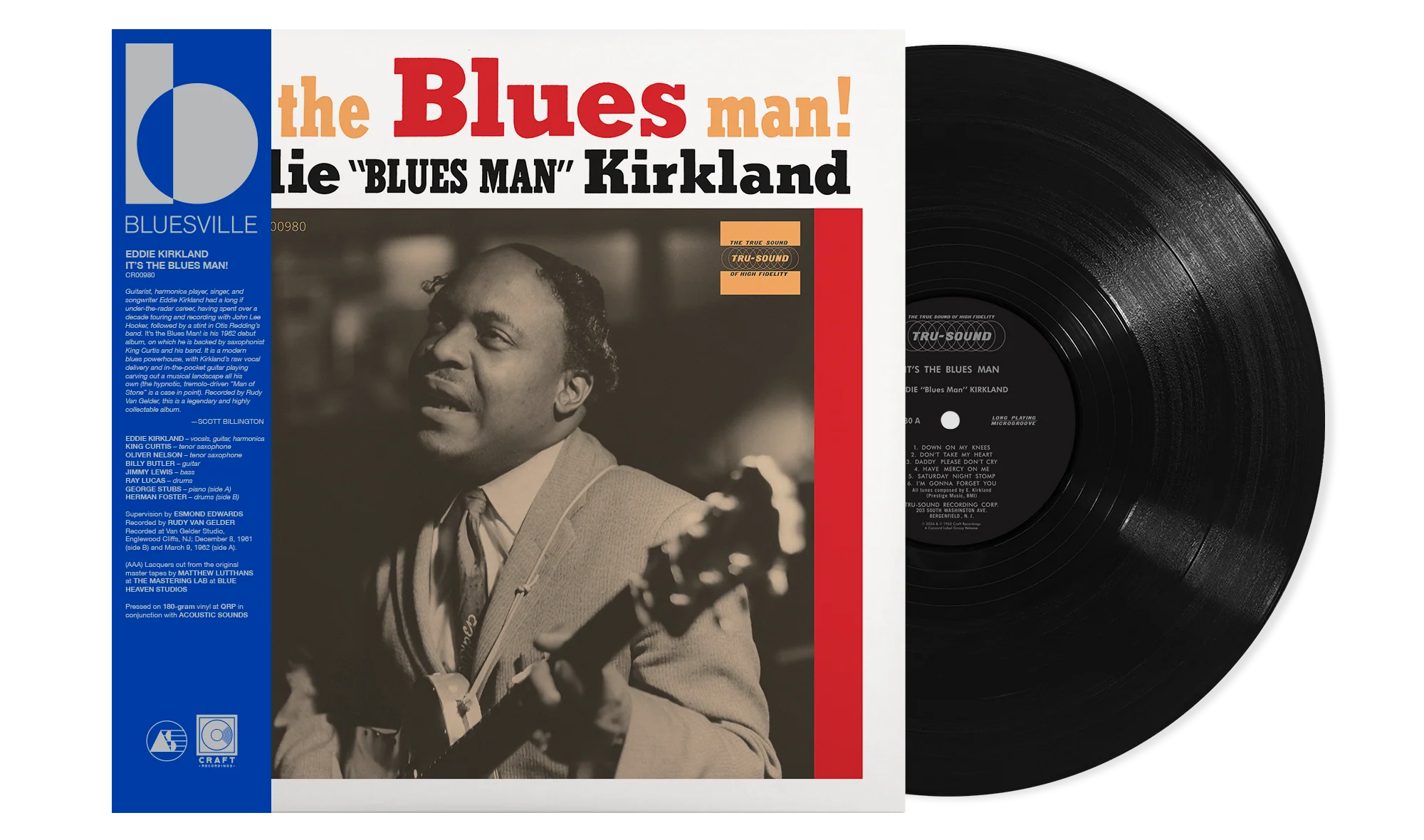Eddie Kirkland It's The Blues Man! (Bluesville Acoustic Sounds Series) [180G LP]