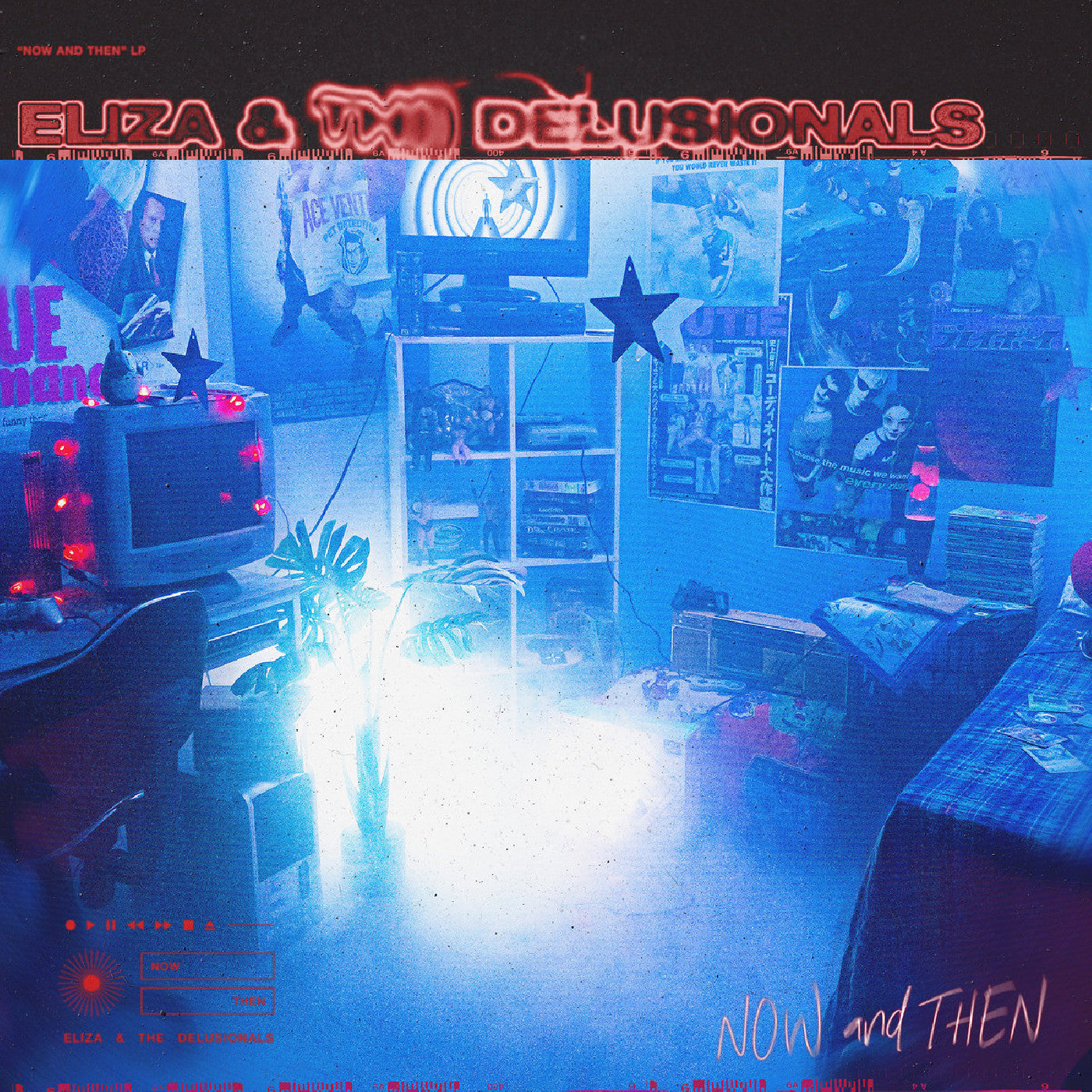 Eliza & The Delusionals Now And Then (Blue Colour-In-Colour Vinyl)