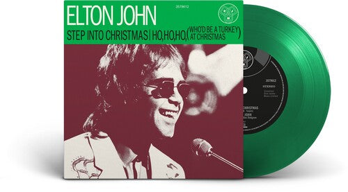 Elton John Step Into Christmas [Transparent Green 7" Single]