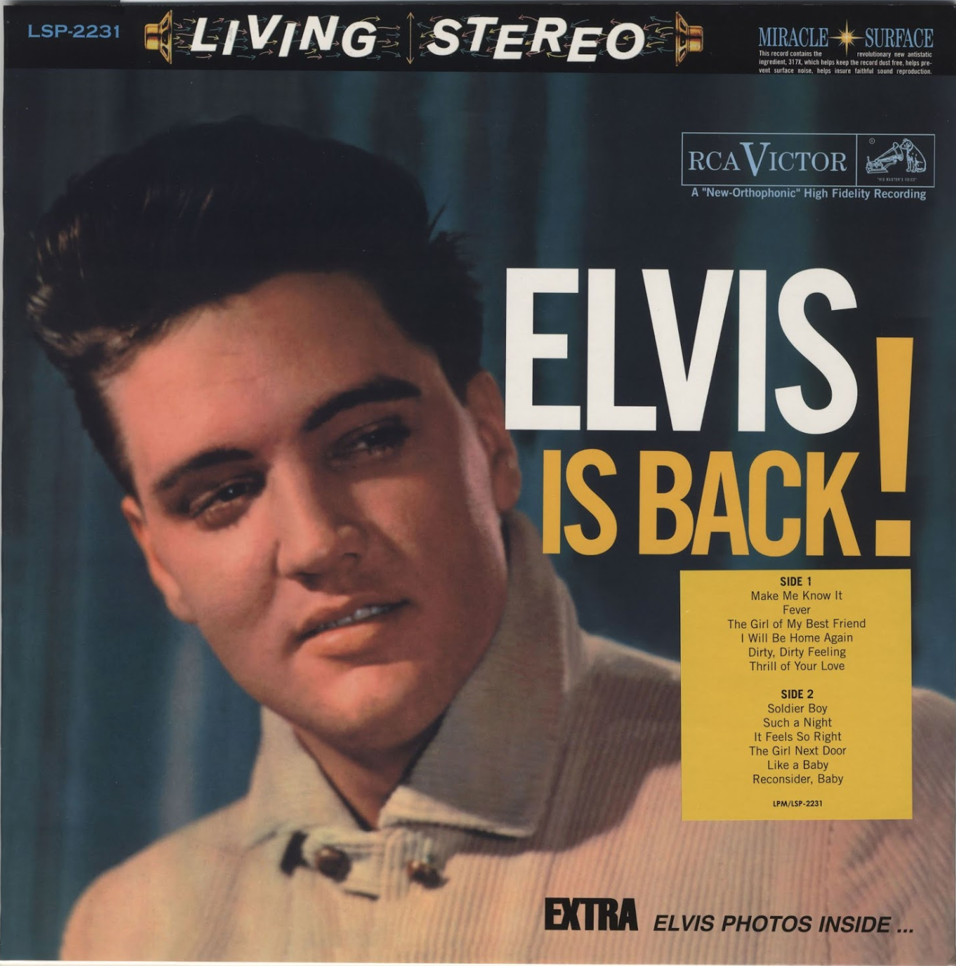 Elvis Presley with The Jordanaires Elvis Is Back!