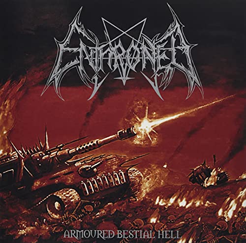 Enthroned Armoured Bestial Hell (Clear W/ Red, Orange & White Splatter Vinyl)