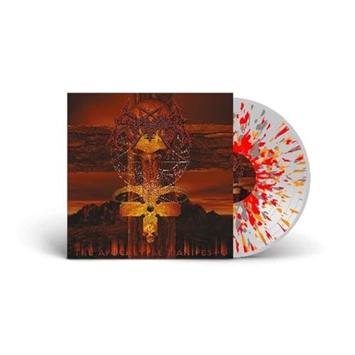 Enthroned The Apocalypse Manifesto (Clear W/ Red, Orange & Grey Splatter Vinyl)