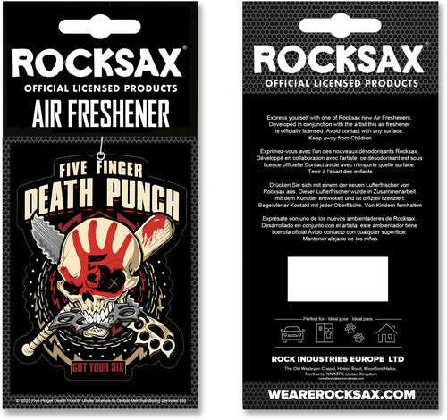 Five Finger Death Punch Rocksax - Five Finger Death Punch - Got Your Six Logo - Air Freshener
