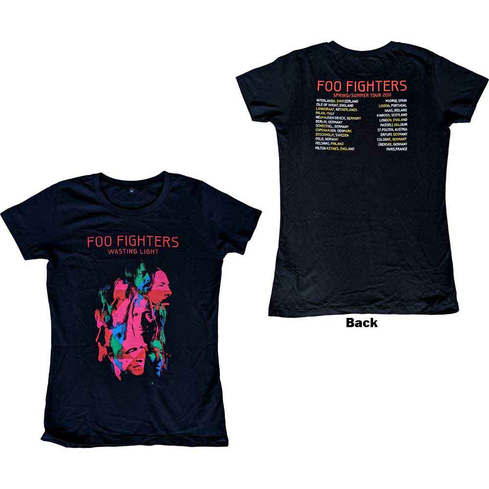 Foo Fighters Wasting Light 2011 European Tour Black