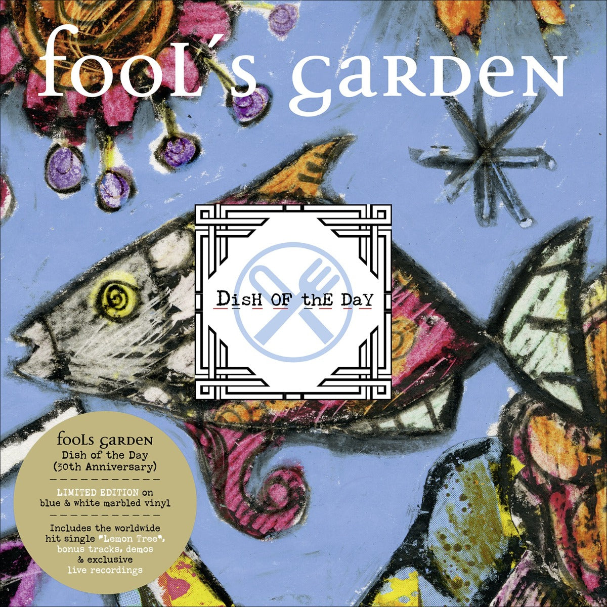 FOOLS GARDEN Dish Of The Day (30Th Anniversary) [Deluxe Edition] [Blue Marble 2LP]