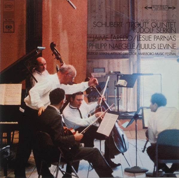Franz Schubert, Rudolf Serkin, Jaime Laredo, Lesli Music From Marlboro Schubert: "Trout" Quintet