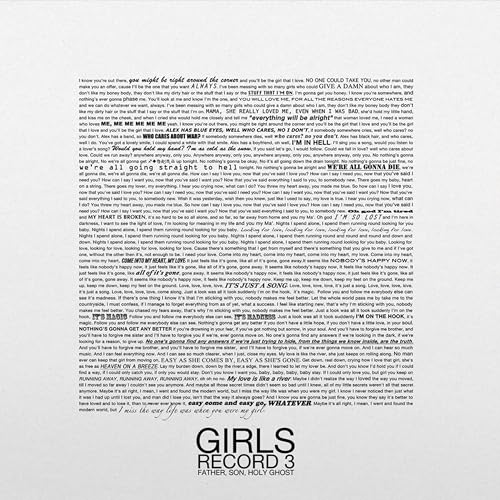 Girls Father, Son, Holy Ghost (Anniversay Edition, Black Vinyl) (2 Lp's)