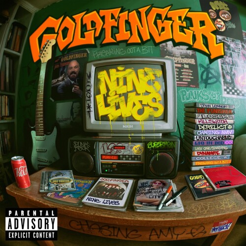 Goldfinger Nine Lives [Explicit Content] (Indie Exclusive, Transparent Orange Colored Vinyl)