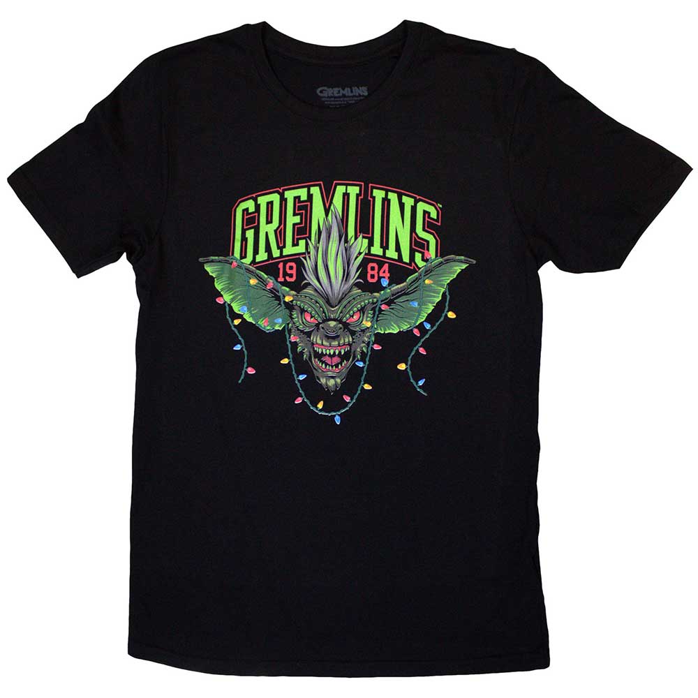 Gremlins Stripe 1984 Xmas Lights Black