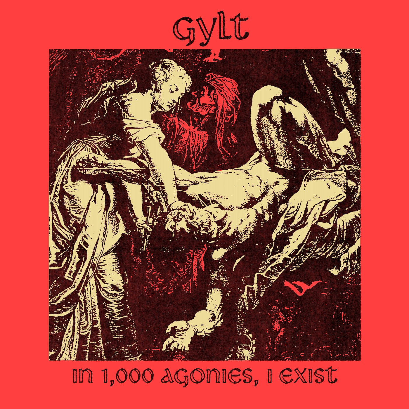 Gylt In 1000 Agonies, I Exist (Transparent Red W/ Black Splatter Vinyl)