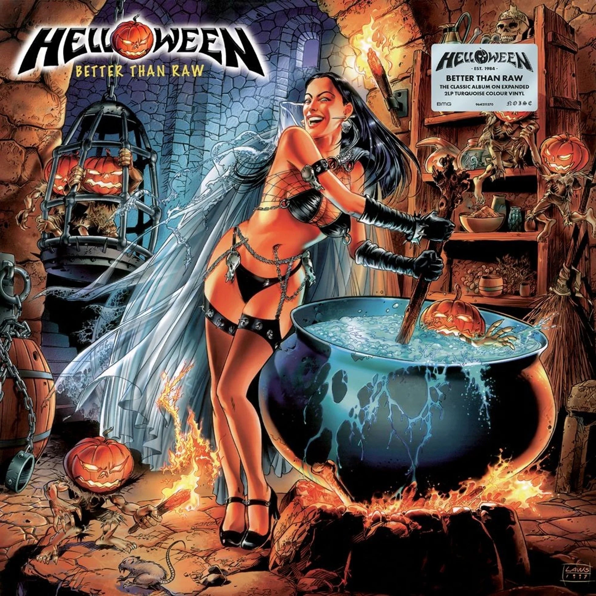 Helloween Better Than Raw [Turquoise 2LP]