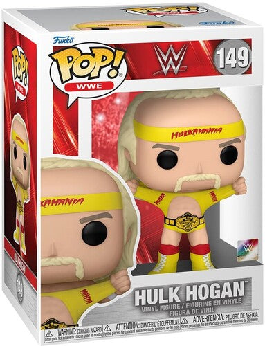 Hulk Hogan Funko POP! WWE: Hulkamania Hulk Hogan with Belt (Vinyl Figure, Collectible)