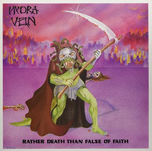 HYDRA VEIN Rather Death Than False Of Faith (Clear/Purple Splatter Vinyl) + 12" Single
