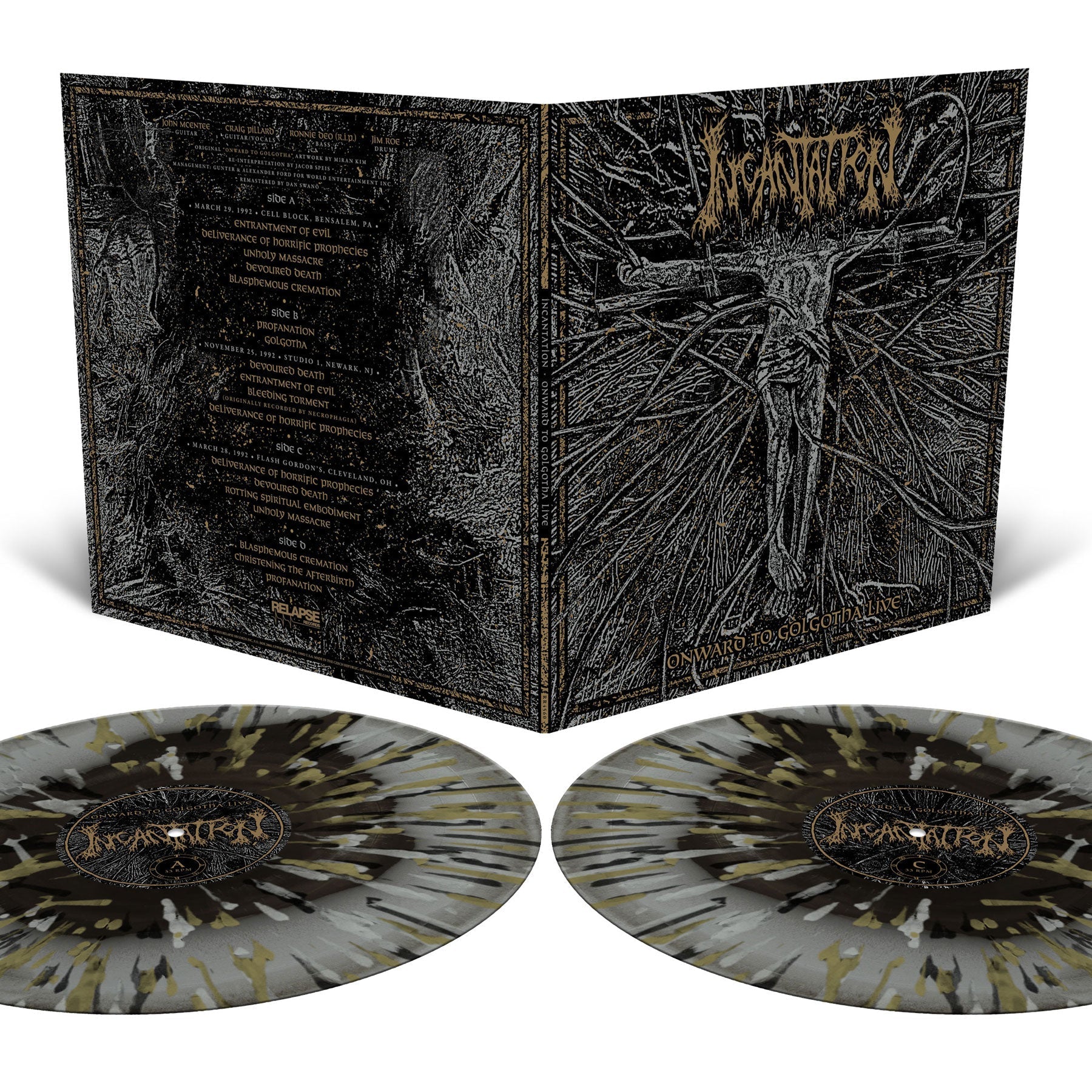 Incantation Onward To Golgotha Live [Merge With Splatter Vinyl] [2LP]