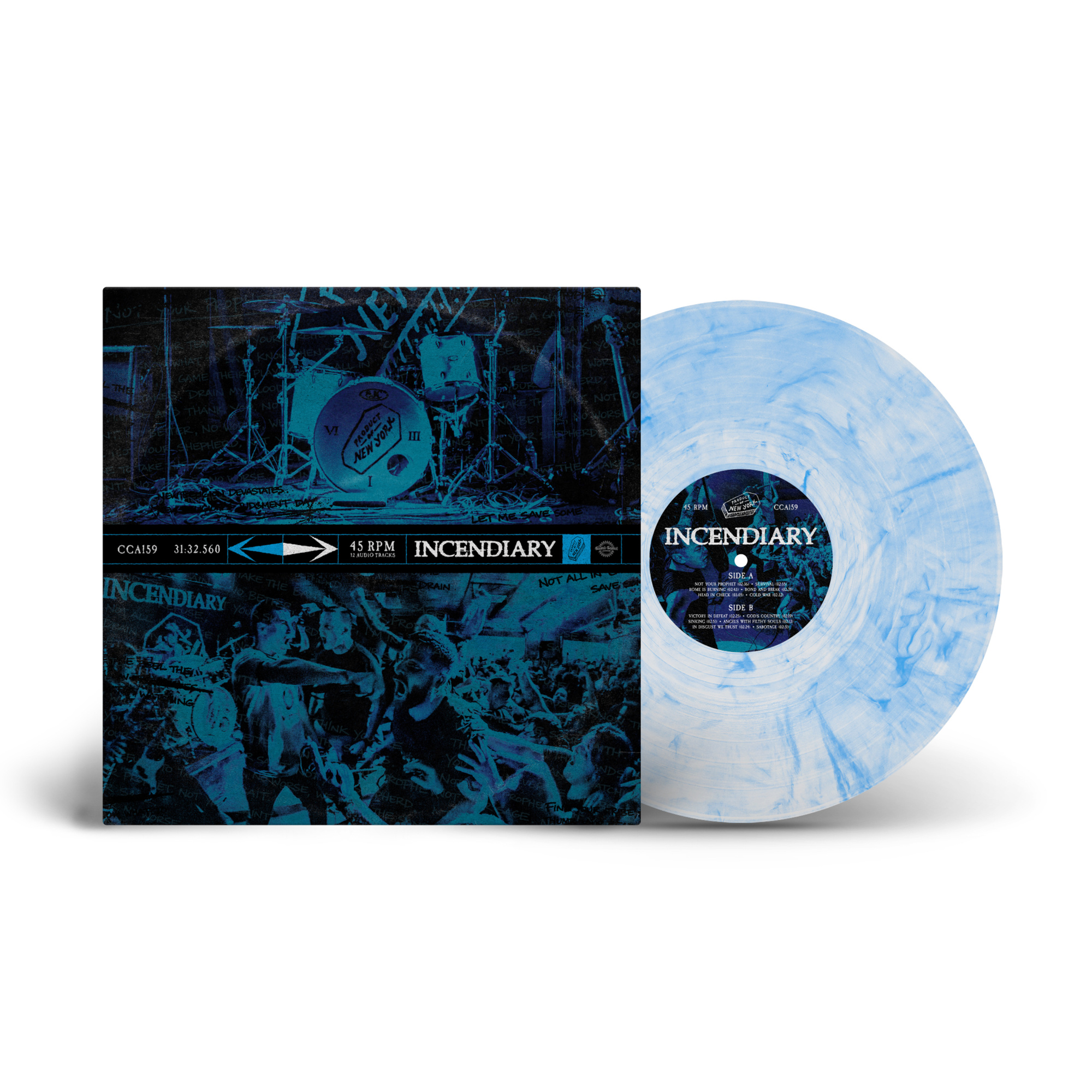 Incendiary Product Of New York (Indie Exclusive) [Clear W/ Cyan Marble]
