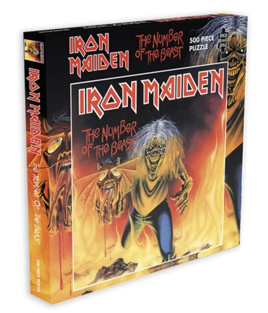 Iron Maiden RockSaws - Iron Maiden Number Of The Beast (Single) (500 Piece Jigsaw Puzzle)