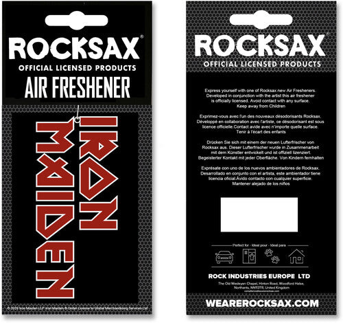 Iron Maiden Rocksax - Iron Maiden - Iron Maiden Logo - Air Freshener