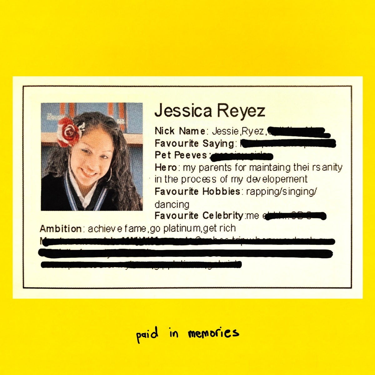 Jessie Reyez Paid In Memories (CD)