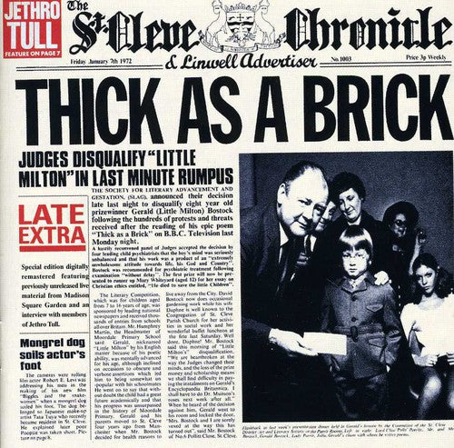 Jethro Tull Thick As A Brick (Remastered, Bonus Tracks)