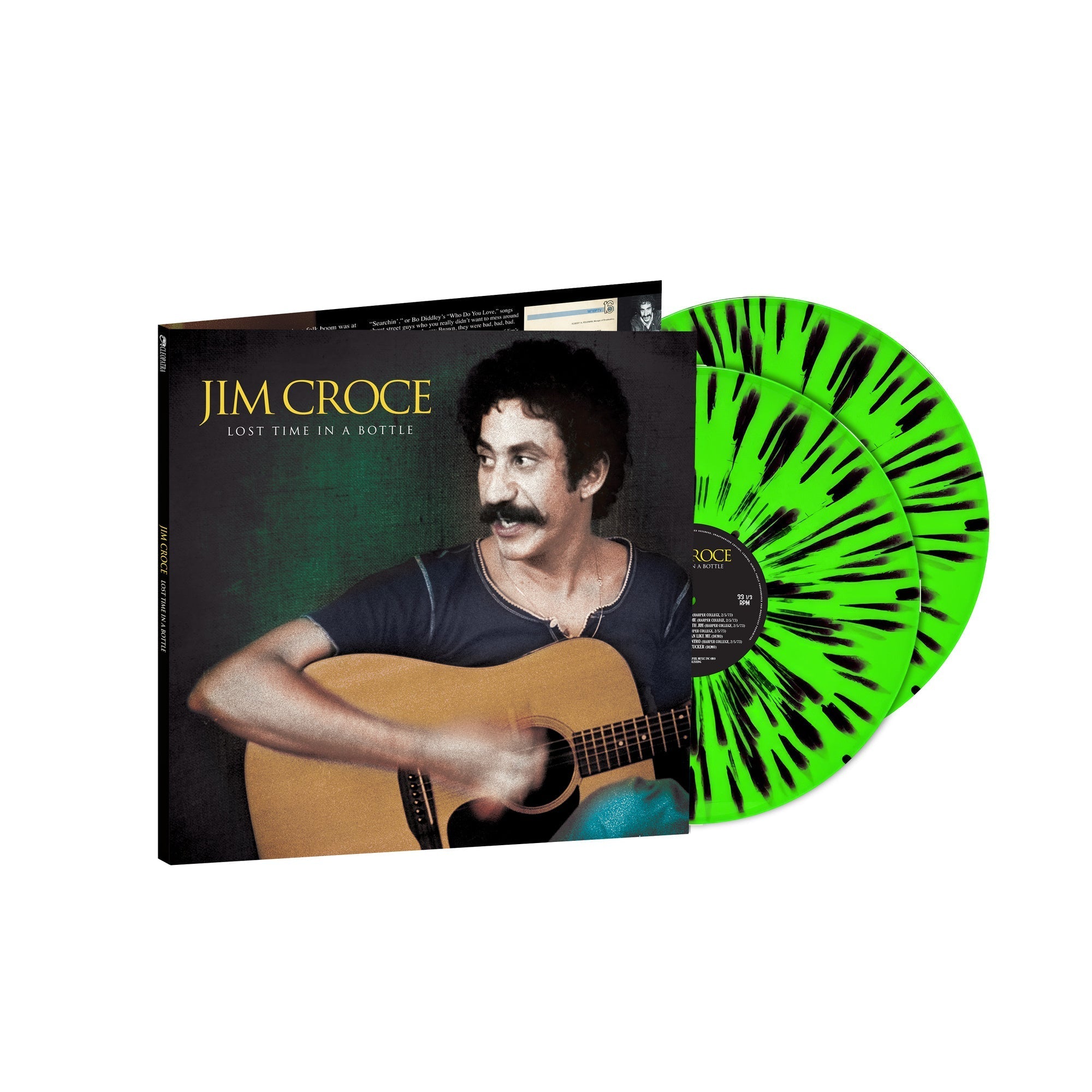 Jim Croce Lost Time In A Bottle (Limited Edition) [Lime Green & Black Splatter Vinyl] [2Lp]