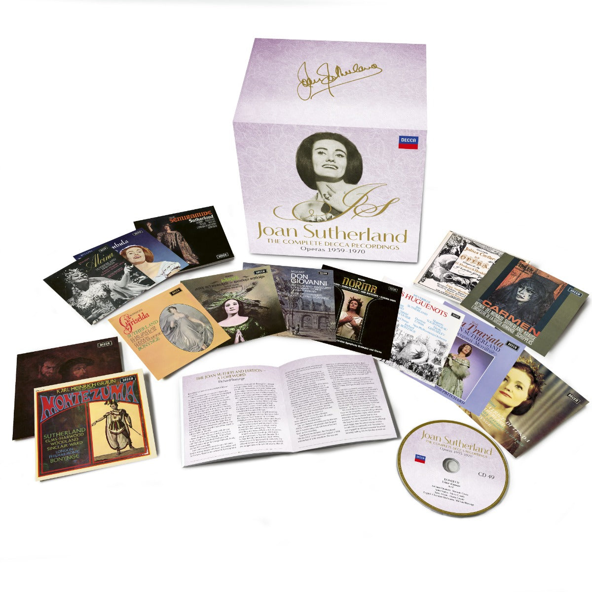 Joan Sutherland Complete Decca Recordings: Operas 1959-1970 (Box Set) (49 Cd's)