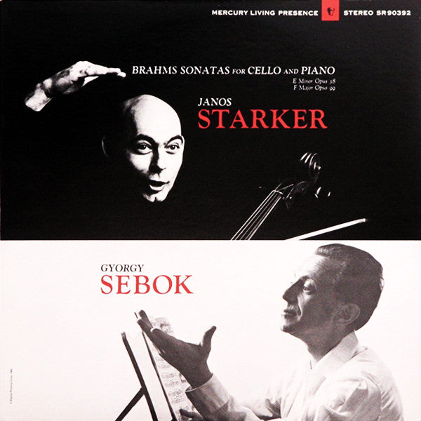 Johannes Brahms, János Starker, Gyorgy Sebok Cello And Piano Sonatas