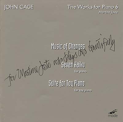 JOHN CAGE The Works For Piano 6