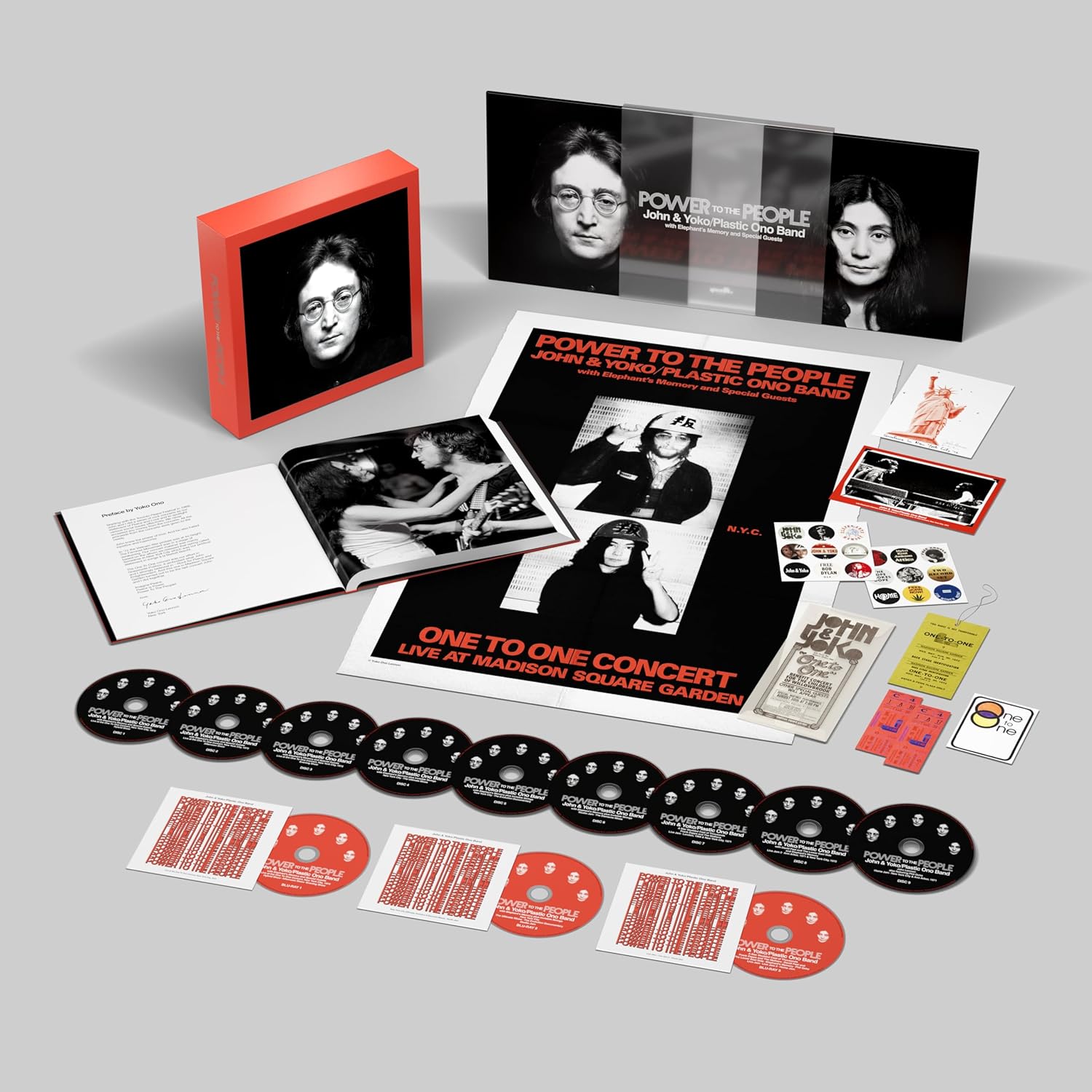 John Lennon/Yoko Ono/Plastic Ono Band Power To The People: Live at the One To One Concert [Super Deluxe 9 CD/3 Blu-ray Audio]