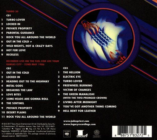 Judas Priest Turbo 30 (Rematered, Bonus Tracks) (3 Cd's)